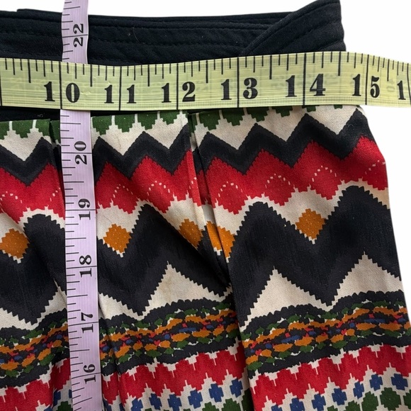 Anthropologie Fei Denpasar pleated Colorful skirt Size 4 - Picture 5 of 6